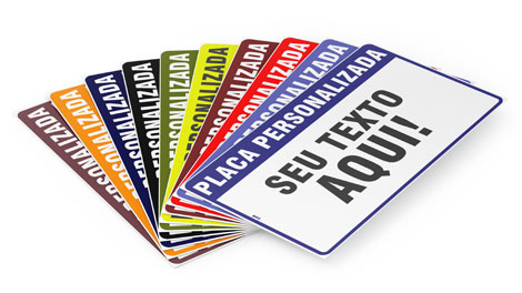Look Placas de Sinalização Personalizadas