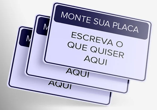 Placas Personalizadas